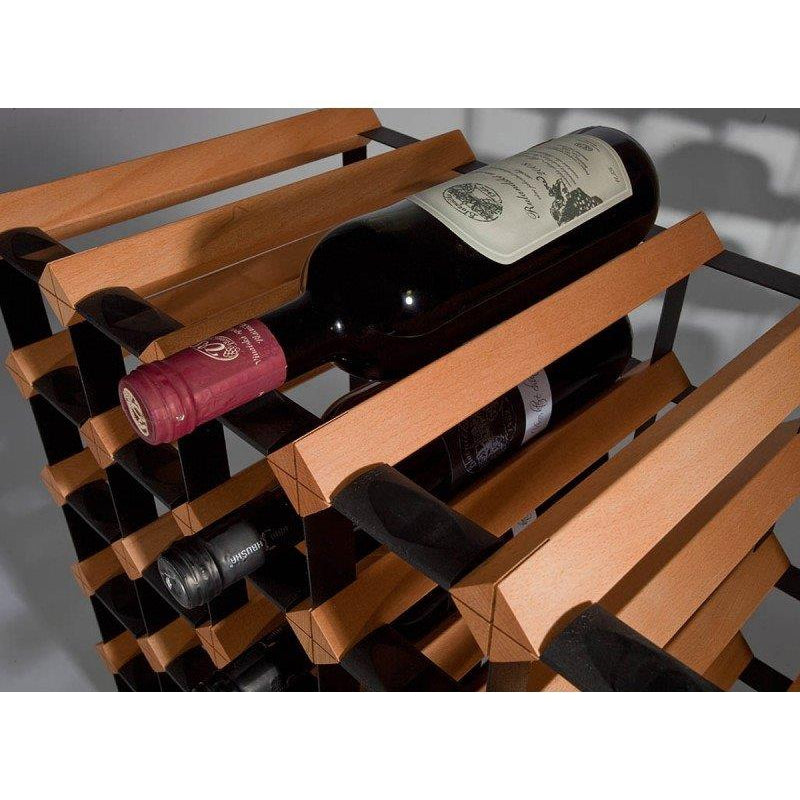 Isola wood-steel bottle rack 240 bottles